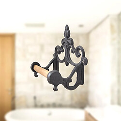 Acheter Universal Porte-papier vintage fer forgé créatif style américain crochet étagère entrepôt maison toilettes toilettes déco A30 | Porte-papier (noir)