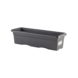 PLASTIKEN Jardiniere rectangulaire - 60 X 33 cm - Anthracite