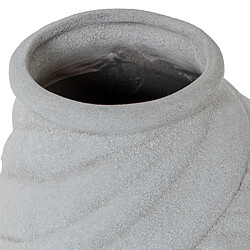 Vase Alexandra House Living Blanc Céramique Africaine 18 x 18 x 29 cm pas cher