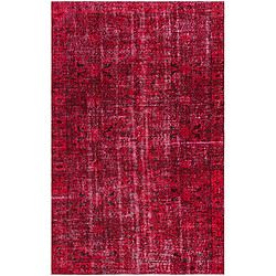 Vidal Tapis de laine 259x160 rouge Ultra Vintage