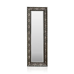 Miroir - Casa Chic Chelsea Blumfeldt - cadre bois rectangulaire 130 x 45 cm vintage - Argent