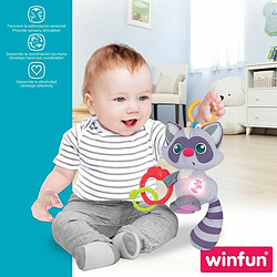 Peluche Hochet Winfun Raton laveur 14,5 x 20 x 9,5 cm (6 Unités) pas cher