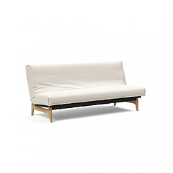 Inside 75 Canapé Lit ASLAK 120 Nordic Cover Soft Spring tissu 531 Bouclé Off White