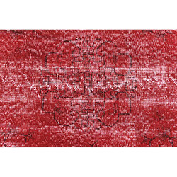 Vidal Tapis de laine 201x112 rouge Ultra Vintage