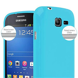 Acheter Cadorabo Coque Samsung Galaxy TREND LITE Etui en Bleu