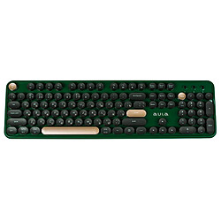 Aula AC306 2in1 2.4G Clavier combo sans fil (EN+RU) avec souris Vert pas cher