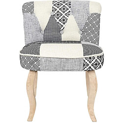 Avis The Home Deco Factory Fauteuil patchwork Eleonor.