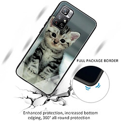 Coque en TPU anti-rayures chat mignon pour votre Xiaomi Redmi Note 11/Poco M4 Pro 5G