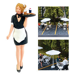 Avis 1:64 Figures Serveur Manger Disposition De La Scène Diorama Jouet Serveuse Noir