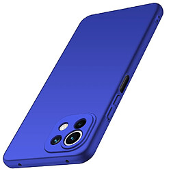 Coque en TPU couleur solide, ultra mince pour votre Xiaomi Mi 11 Lite 5G/4G/11 Lite 5G NE - bleu