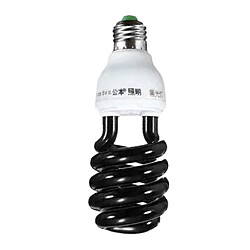 E27 20w 220v D'économie D'énergie Ultraviolet Uv Noir Scène Sprial Lampe Ampoule