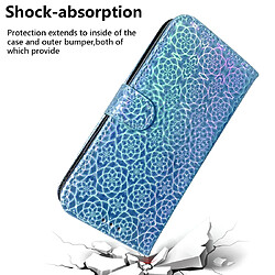 Wewoo Housse Coque Pour Galaxy A51 couleur unie boucle magnétique coloré horizontale étui en cuir PU avec titulaire et fentes cartes et portefeuille et lanière bleu pas cher