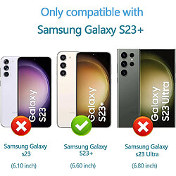 Acheter Coque Silicone Transparente + 2 Verres Trempes Pour Samsung Galaxy S23 Plus 5G Little Boutik®