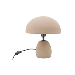 Aubry Gaspard Lampe en argile taupe.