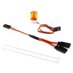 voiture multifonctions rc led alarme stroboscopique clignotant led orange