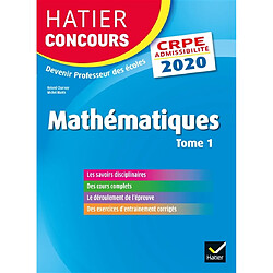 Mathématiques : CRPE admissibilité : 2020. Vol. 1 - Occasion