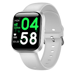 Chrono 2021 Fitness Santé Montre Connectée pour Hommes Femmes Smartwatch avec 20 Suivi d'Activité Sportive 24/7 Température du Corps Fréquence Cardiaque Moniteur de Sommeil IP68 Étanche pour les Téléphones Android iOS(blanc)