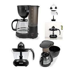 NEDIS Cafetière Electrique 800W 12-tasses-Classique Noire haute qualité + Presse fruit Noir 700ml