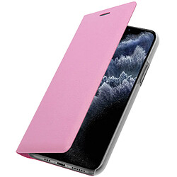 Avizar Housse Apple iPhone 11 Pro Étui Folio à Clapet Porte-carte rose