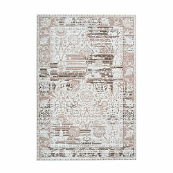 Paris Prix Tapis Vintage à Poils Courts Galaxy VI Beige 80 x 150 cm