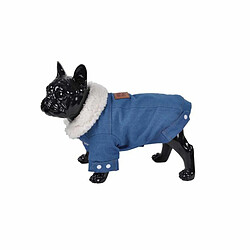 Paris Prix Vêtement pour Chien Veste en Jean 30cm Bleu