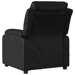 Acheter vidaXL Fauteuil de massage inclinable électrique noir similicuir