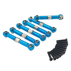 Acheter Tige De Traction De Liens De Direction En Métal 43-55mm Pour Camion De Voiture RC HS 1/18 Bleu