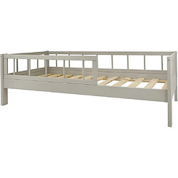 Velinda Lit enfant scandinave 160x80 gris