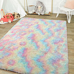 Universal Gradient couleur peluche tapis souple zone épaisse tapis absorbant l'eau tapis de sol antidérapant chambre salon décoration de la maison | Tapis(Coloré)