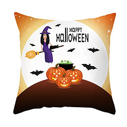 P114 4 pcs 45 * 45cm Halloween motif Moon Moon Streaming Taie d'oreiller Maison de vacances Décoration Taie d'oreiller Sofa Coussin Coussin Coussin pas cher