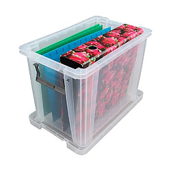 Allstore Boîte de rangement plastique 18,5 L incolore