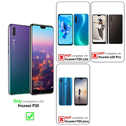 Cadorabo Coque Huawei P20 Etui en Bleu