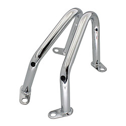 2 pièces Chrome Moto Garde Moteur Crash Bars pour Triumph Bonneville T100 T120 16-19