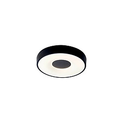 Inspired Plafonnier Rond 56W LED Avec Télécommande 2700K-5000K, 2500lm, Noir, 3 ans de Garantie