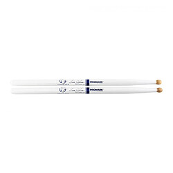 Promark Pro-Mark TXDC17W-WHITE - Baguettes de fanfare en hickory américain TXDC17W-WHITE Scott Johnson