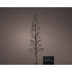 Sapin de Noël Lumineo Noir 120 cm MicroLED