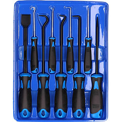 BRILLIANT TOOLS Jeu de crochet, perforateur et racleur 9 pcs