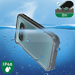 Avis Coque Samsung Galaxy S10e Bi-matière Waterproof 2m Film Écran Redpepper noir