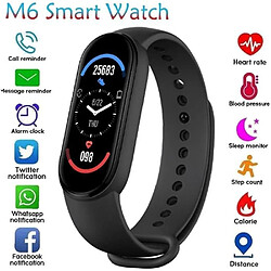 Smart Montre M6 Fitness Tracker Bracelet intelligent montre support de frquence cardiaque Pression artrielle IP67 Montre Acti2872