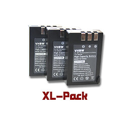 vhbw set de 3 batteries 900mAh (7.2V) pour appareil photo FujiFilm FinePix S100, S100FS, S200, S200EXR remplace NP-140.