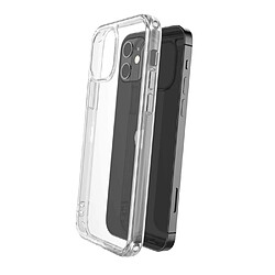 Raptic Coque pour iPhone 12 mini GLASS Élégante et Antichoc Transparent