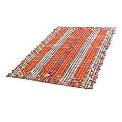 Vidal Tapis de laine 233x149 rouge Jajim