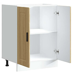 Acheter vidaXL Armoire de cuisine Porto chêne sonoma bois d'ingénierie