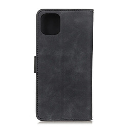 Avis Wewoo Coque Pour iPhone 11 Pro Texture rétro PU + TPU Etui à rabat en cuir avec support logements cartes et porte-monnaie Noir