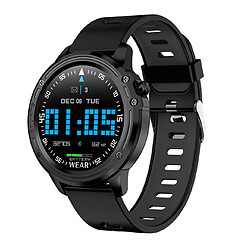 Universal Smartwatch Homme Imperméable ECG Tension artérielle Fréquence cardiaque Exercice Fitness Smartwatch (Noir)