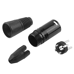 Acheter Wewoo Adaptateur de connecteur de microphone noir femelle 3 broches XLR