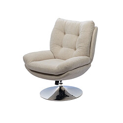 Amadeus Fauteuil pivotant Magnum Beige