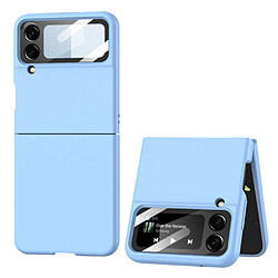 Coque en silicone pour votre Samsung Galaxy Z Flip4 5G - bleu