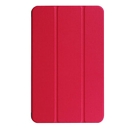 Etui en PU tri-pliure avec support pour Samsung Galaxy Tab A 10.1 T580/T585 (2016) - Rouge