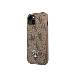 Guess Maroquinerie Guess Coque pour Apple iPhone 14 PU 4G Porte-cartes Marron